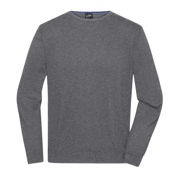 James & Nicholson Men's Round-Neck Pullover - JN1314