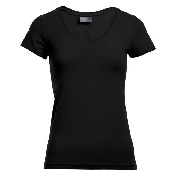 Promodoro Women’s Slim Fit V-Neck T - 3086