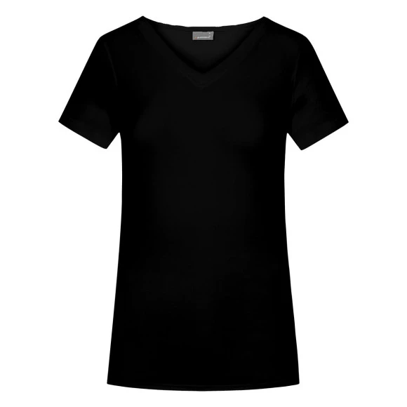 Promodoro Women’s Slim Fit V-Neck T Long - 3087