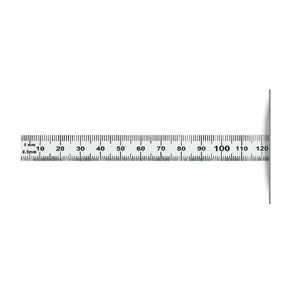 RUMOLD Edelstahl Lineal leichte Ausführung