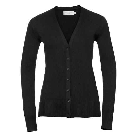 Russell Athletic Ladies V-Neck Knitted Cardigan - R-715F-0