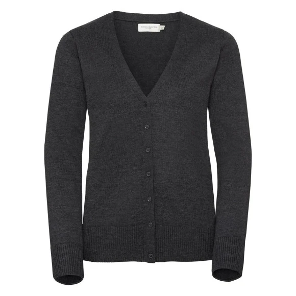 Russell Athletic Ladies V-Neck Knitted Cardigan - R-715F-0