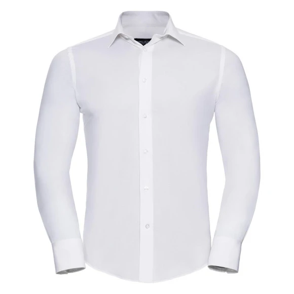 Russell Athletic Men's Long Sleeve Fitted Stretch Shirt - R-946M-0