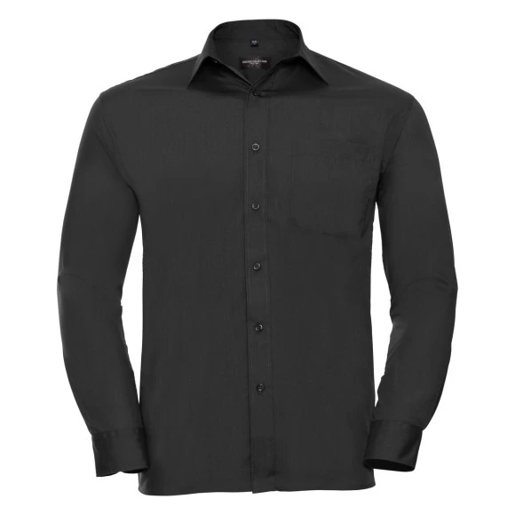 Russell Athletic Men's Long Sleeve Polycotton Poplin Shirt - R-934M-0