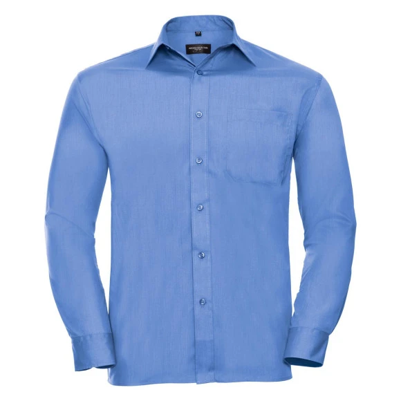 Russell Athletic Men's Long Sleeve Polycotton Poplin Shirt - R-934M-0