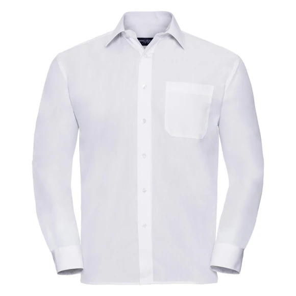 Russell Athletic Men's Long Sleeve Polycotton Poplin Shirt - R-934M-0
