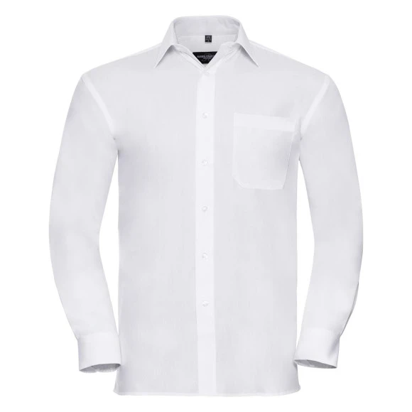 Russell Athletic Men's Long Sleeve Polycotton Poplin Shirt - R-936M-0