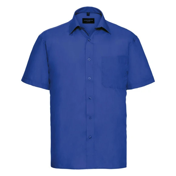 Russell Athletic Men's Short Sleeve Polycotton Poplin Shirt - R-935M-0