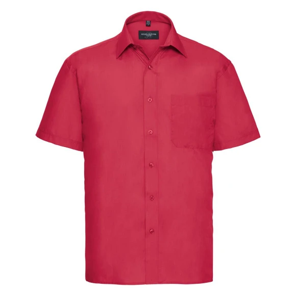 Russell Athletic Men's Short Sleeve Polycotton Poplin Shirt - R-935M-0