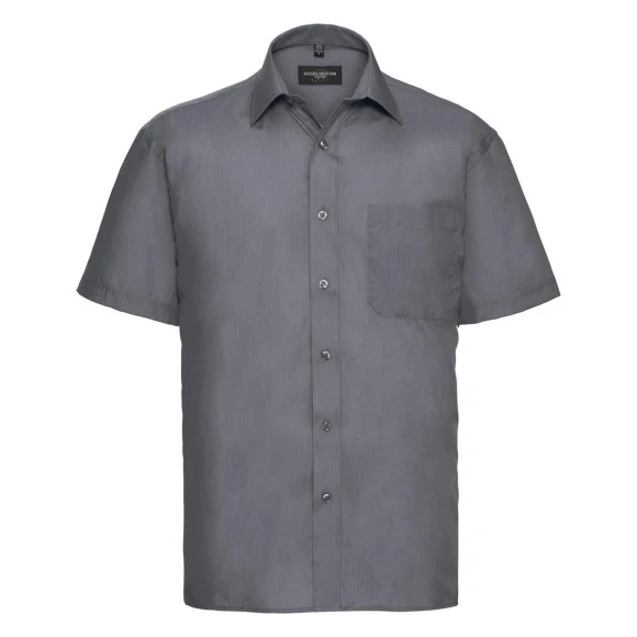 Russell Athletic Men's Short Sleeve Polycotton Poplin Shirt - R-935M-0