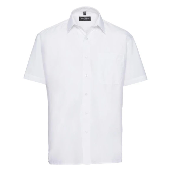 Russell Athletic Men's Short Sleeve Polycotton Poplin Shirt - R-935M-0