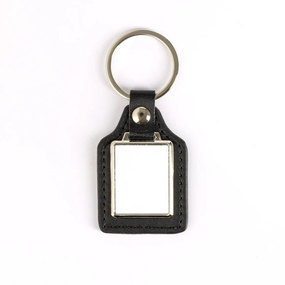  Schlüsselanhänger Metall/Kunstleder 