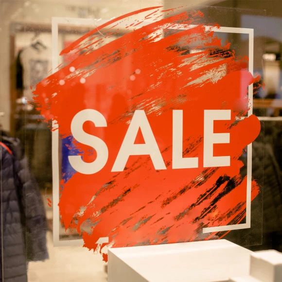 sign media solutions orangeJet SpotMe Clear PVC