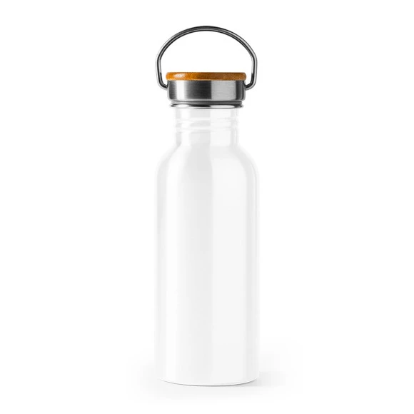 Stamina Edelstahl Flasche Boina mit Bambusdeckel