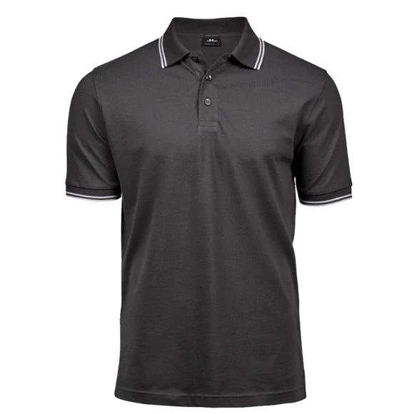 Tee Jays Luxury Stripe Stretch Polo - 1407
