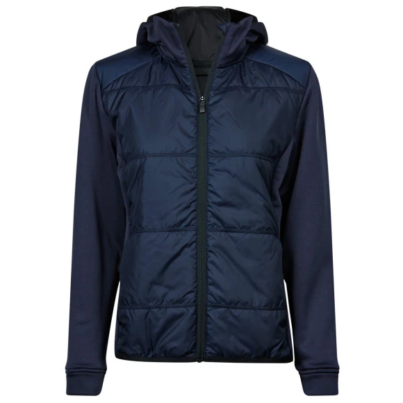 Tee Jays Women's Hybrid-Stretch Hooded Jacket - 9113
