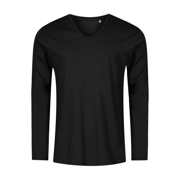 X.O by Promodoro Men Long Sleeve V-Neck T - 1460