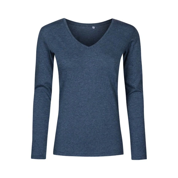 X.O by Promodoro Women Long Sleeve V-Neck T - 1560