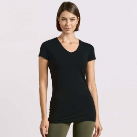 Promodoro Women’s Slim Fit V-Neck T Long - 3087 