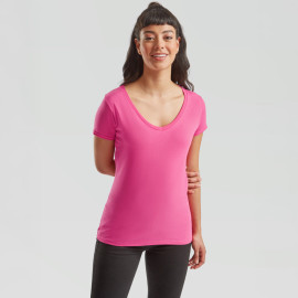 Fruit of the Loom Ladies Iconic 150 V-Neck T - 61-444-0 