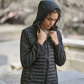 Tee Jays Women's Hooded Crossover Jacket - 9629 