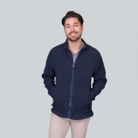 HRM-Textil Mens Full- Zip Fleece Jacket - 1201 