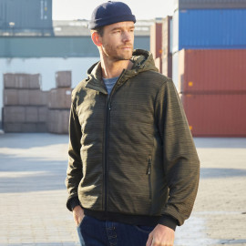 James & Nicholson Men's Padded Hybrid Jacket - JN1844 