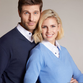 James & Nicholson Men's V-Neck Pullover - JN659 