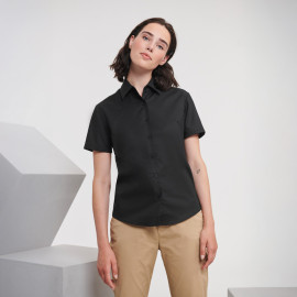 Russell Athletic Ladies Short Sleeve Oxford Shirt - R-933F-0 