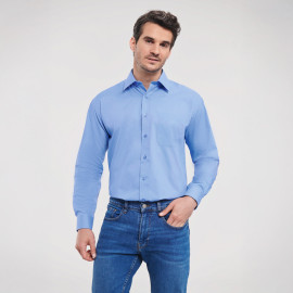 Russell Athletic Men's Long Sleeve Polycotton Poplin Shirt - R-934M-0 