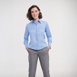 Russell Athletic Ladies Long Sleeve Tailored Ultimate Non-Iron Shirt - R-956F-0 