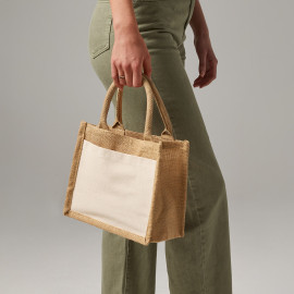 Westford Mill Cotton Pocket Jute Gift Bag - W425