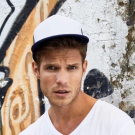 Daiber 5 Panel Flat Peak Cap - MB6207 