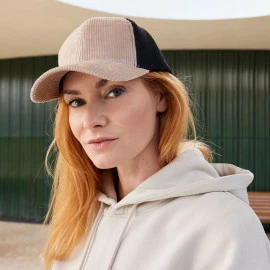 Daiber 6 Panel Corduroy-Mesh Cap Organic Cotton - MB6254 