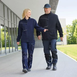 Daiber Fleece Jacket - Corduroy Look - JN1870 