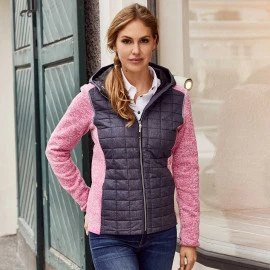 Daiber Ladies' Knitted Hybrid Jacket - JN771 