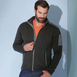 Daiber Men's Knitted Fleece Jacket - JN591 