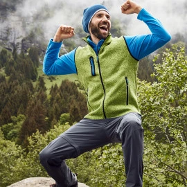 Daiber Men's Knitted Fleece Vest - JN774