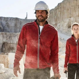 Daiber Men's Knitted Workwear Fleece Jacket - JN898 