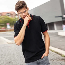 Daiber Mens Polo Stripe - JN728 