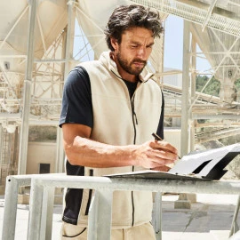 Daiber Men's Workwear Fleece Vest - JN856 