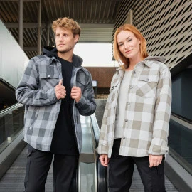 Daiber Workwear Check Shirt Jacket - JN1872
