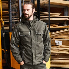 Daiber Workwear Softshell Padded Jacket - JN886 