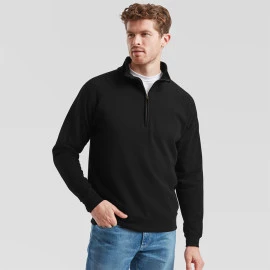 Fruit of the Loom Classic Zip Neck Sweat - 62-114-0