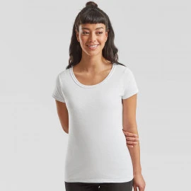 Fruit of the Loom Ladies Iconic 195 Ringspun Premium T - 61-424-0 