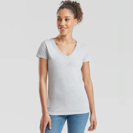 Fruit of the Loom Ladies Valueweight V-Neck T - 61-398-0 