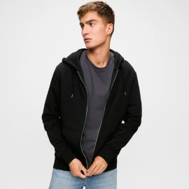 Jack & Jones - Blanks Day Zip Hooded Sweat - BLK3907 