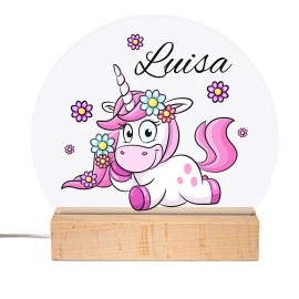  LED Lampenbasis RGB - Holz 