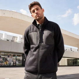 James & Nicholson Men's Fleece Jacket - JN1312 