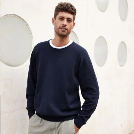 James & Nicholson Men's Round-Neck Pullover - JN1314 